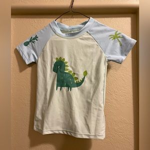 NWT Dino Swim Top UPF 50+ for Kids Size S
